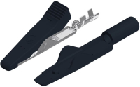 Зажим 8 А, 30 В, тип: крокодил, черный Hirschmann MA 1 CRIMP SCHWARZ / BLACK