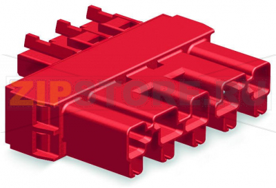Промежуточный каплер; 5-конт./3-конт.; Код. P; L2 - L; красные Wago 770-912 Protected against mismating and maintenance-freeAdditional variable coding is possible....