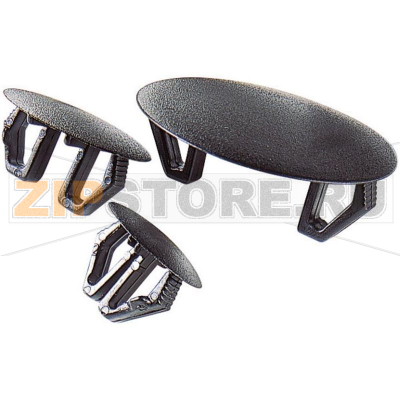 Заглушка, черная, 1 шт PB Fastener P-2081 