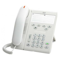 IP-телефон 48 В/DC, 2xFE (PoE), 1xSIP, белый Cisco CP-6911-W-K9=