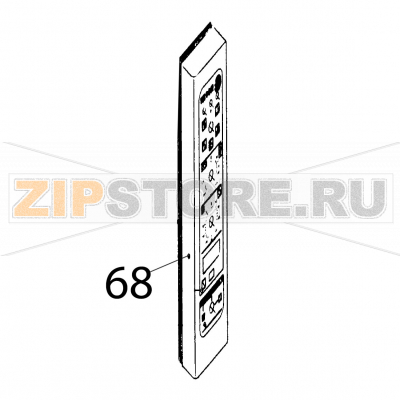 Control panel Fagor HMM-6/11 Control panel Fagor HMM-6/11Запчасть на деталировке под номером: 68Название запчасти Fagor на английском языке: Control panel HMM-6/11.