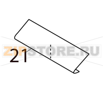 Cutter guide sheet Toshiba TEC B-SX5T-TS12/22-QQ Cutter guide sheet Toshiba TEC B-SX5T-TS12/22-QQЗапчасть на деталировке под номером: 21