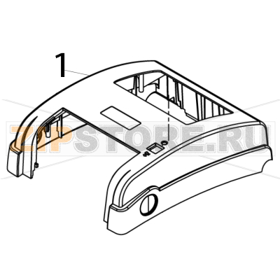 Top cover / Beige TSC TTP-245С Top cover / Beige TSC TTP-245СЗапчасть на деталировке под номером: 1