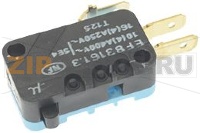 МИКРОВЫКЛЮЧАТЕЛЬ 16 A 250 В С ПЛОСКИМИ КОНТАКТАМИ 4,8 ММ