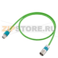 DRIVE-CLiQ тип расширения: 6FX5002-2DC44 для базы 6FX5002-2DC40 -.... с 24 V гнездо и разъем М17 быстрого подключения женщины / мужчины скорости подключения готовых MOTION-CONNECT 500 UL / CSA, DESINA Dmax = 7,1 мм Длина (м) = Siemens 6FX5002-2DC44-....