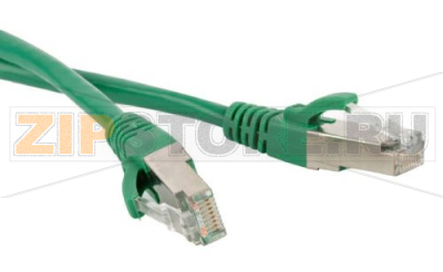 Hyperline PC-LPM-STP-RJ45-RJ45-C5e-1M-LSZH-GN Патч-корд F/UTP, экранированный, Cat.5е, LSZH, 1 м, зеленый 
