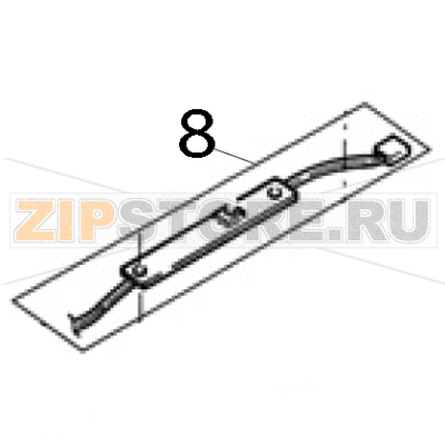 PCB-E1 ass’y (Gap Rx/Black Line Sensor, and right offset 4mm from the center) TSC TTP-342 Pro PCB-E1 ass’y (Gap Rx/Black Line Sensor, and right offset 4mm from the center) TSC TTP-342 ProЗапчасть на деталировке под номером: 8