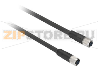Кабель с коннектором М12, 2 м, 24 В Schneider Electric XZCR1111064D5 
