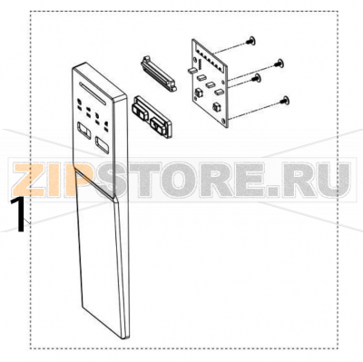 LED Panel assembly TSC MB340 LED Panel assembly TSC MB340Запчасть на деталировке под номером: 1