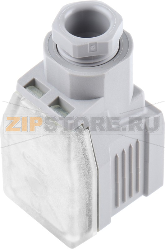 Разъем соленоидный 250 В/DC, 400 В/AC, DIN 43650 A, 2P+E Hirschmann 933029106 