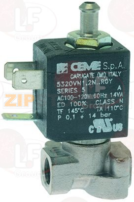 ЭЛЕКТРОМАГНИТНЫЙ КЛАПАН CEME 3-Х ХОДОВОЙ Ø 1/8"F 120В 