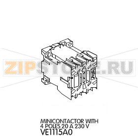 Minicontactor with 4 poles 20 A 230 V Unox XVC 705 Minicontactor with 4 poles 20 A 230 V Unox XVC 705Запчасть на деталировке под номером: 74Название запчасти на английском языке: Minicontactor with 4 poles 20 A 230 V Unox XVC 705