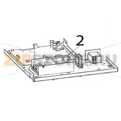 Kit power supply Zebra ZXP 8 Kit power supply Zebra ZXP 8Запчасть на деталировке под номером: 2