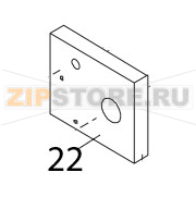 Back plate, left, machined Bear Varimixer AR80 VL-1S Back plate, left, machined Bear Varimixer AR80 VL-1SЗапчасть на деталировке под номером: 22
