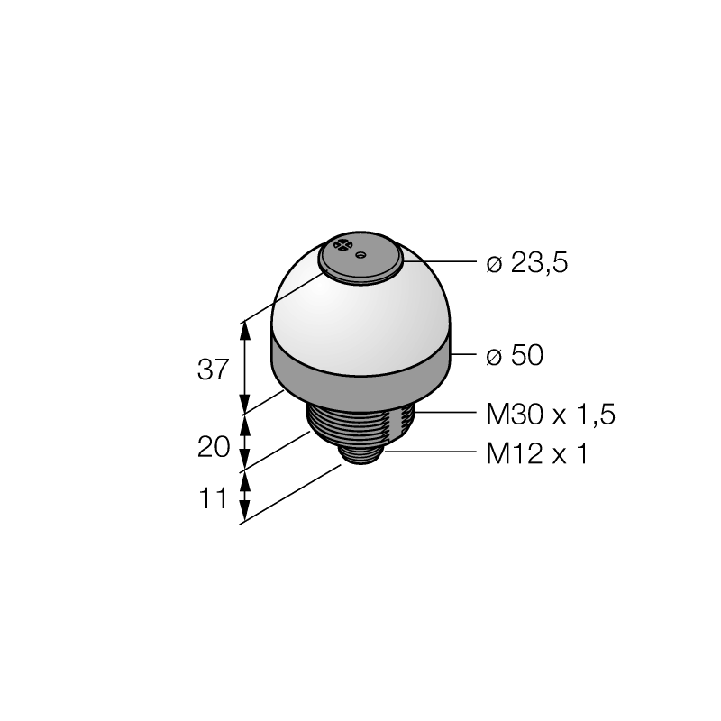 Маяк светодиодный со звуковым сигналом Turck K50L2RGB7A1Q 