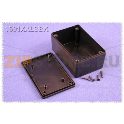 Корпус 110x82x44 мм, материал: пластик, черный, 1 шт Hammond 1591XXSSBK 