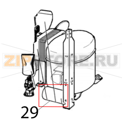 Starting capacitor Ugolini MT 1 Starting capacitor Ugolini MT 1Запчасть на деталировке под номером: 29