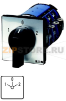 Переключатель, контакты: 9, 315 A, передняя панель: 1-0-2, 60°, с фиксацией Eaton T8-3-8212/E/HI12