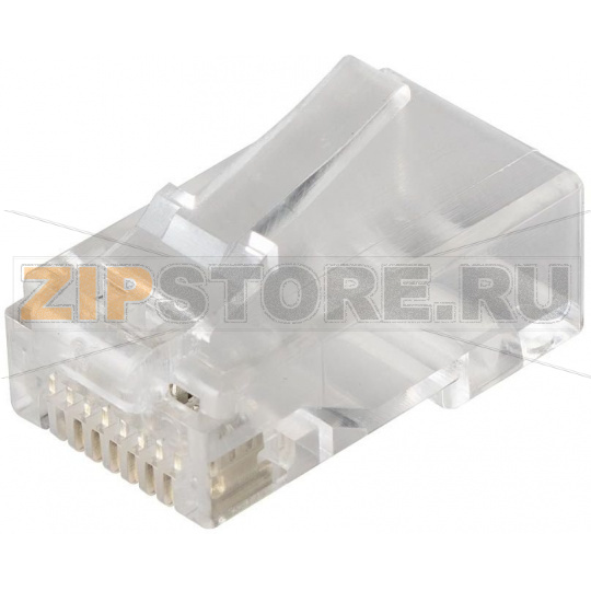 разъём RJ-45 неэкранированный (UTP), для кабеля, категория 5Е, 8P8C 