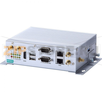Компьютер встраиваемый 1.46 ГГц, Intel Atom E3815, 4 Гб, HDMI, Mini PCIe MOXA V2201-E1-T-W7E 