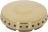 BURNER CAP PERFORATED BRASS POLISHED