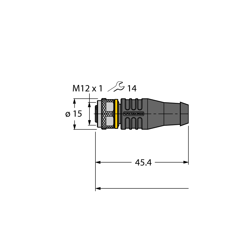 Кабель PUR Turck RKS4.4T-3-RSS4.4T/TXL 