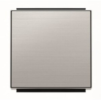 Клавиша для одноклавишных выключателей/переключателей/кнопок, нержавеющая сталь ABB 2CLA850100A1401