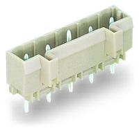MCS MIDI Вилка THT; 1.0 x 1.0 mm solder pin; прямые; 100% защита от неправильного подсоединения; Шаг контактов 7,5 мм; 7-пол.; светло-серые Wago 721-237/001-000