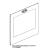 Ext. Glass silkscreened 757X743X4 Unox XBC 605