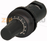Потенциометр 4,7 кОм, IP66, черное лицевое кольцо Eaton M22S-R4K7