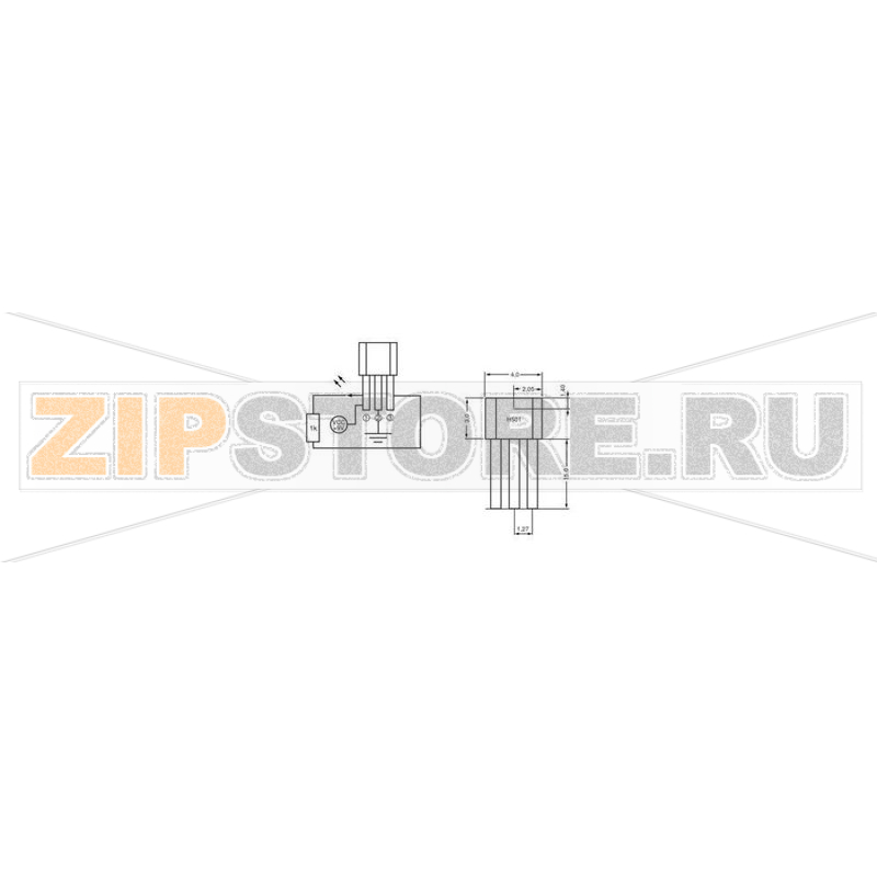 Переключатель Холла, униполярный PIC H501 