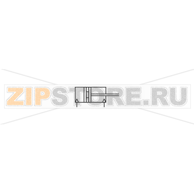 Цилиндр iSO, Ø: 20 мм, ход: 100 мм Norgren RM/8020/M/100 