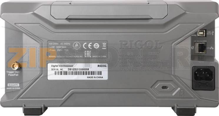 Осциллограф цифровой 200 МГц, 2 канала, 1 Гвыб/с, 24000 KP, 8 Бит Rigol DS1202Z-E 