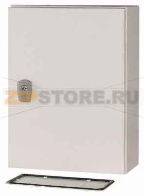 Щит металлический навесной с монтажной платой, ДхШхВ=150x300x400 мм Eaton CS-43/150 