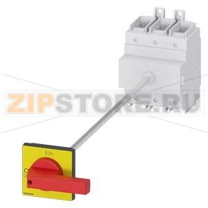 ГЛАВНЫЙ КОНТРОЛЬНЫЙ ВЫКЛЮЧАТЕЛЬ 3-ПОЛЮСА FRO FLOOR MOUNTING W. DOOR-COUPLING ROTARY OPERATING MECHANISM FRONT/FOUR-HOLE MOUNTING IU=250A P/AC-23A AT 400V=132KW OPERATOR CONTROL ELEMENT RED/ YELLOW ГЛАВНЫЙ УПРАВЛЯЮЩИЙ ПЕРЕКЛЮЧАТЕЛЬ 4-ПОЛЮСА Siemens 3LD2418 