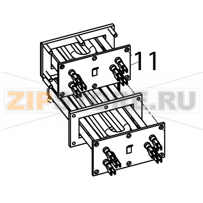 Resistor 3x3000W 230V Fagor VPE-101 Resistor 3x3000W 230V Fagor VPE-101Запчасть на деталировке под номером: 11Название запчасти Fagor на английском языке: Resistor 3x3000W 230V VPE-101Примечание: запчасть рекомендована производителем для постоянного хранения на складах центров сервисного обслуживания.