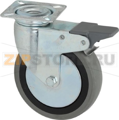 ДИСКОВОЕ ПОВОРОТНОЕ КОЛЕСО С ТОРОМОЗОМ 