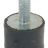 АМОРТИЗАТОРЫ  Ø 20X15 MM M6 (2ШТ) - АМОРТИЗАТОРЫ  Ø 20X15 MM M6 (2ШТ)
