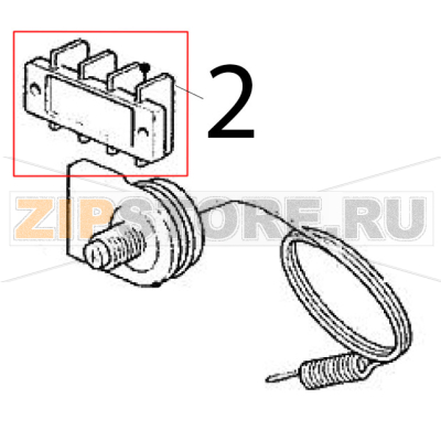Morsettiera Scotsman B 40 Morsettiera Scotsman B 40Запчасть на деталировке под номером: 2