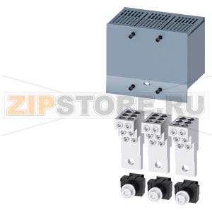 КЛЕММА ДЛЯ КРУГЛОГО ПРОВОДА МЕДН. 6 КАБЕЛЕЙ 3 ШТ. ПРИНАДЛЕЖНОСТЬ ДЛЯ 3VA1 250 Siemens 3VA9213-0JF60 