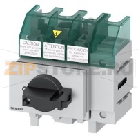 SENTRON, Molded case switch 3LD5 UL, Main switch, 4-pole, certified according to UL489 UL60947-4-1 and IEC60947-3, UL: 30A, SCCR 50kA at 480VAC, Operating power at 480VAC 3-phase: 20hp, IEC: 32A, Operating power at AC-23A at 400V: 15kW, floor mounting wit