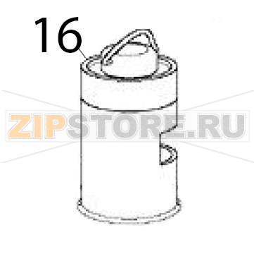 Assieme evaporatore Scotsman BF 80 Assieme evaporatore Scotsman BF 80Запчасть на деталировке под номером: 16