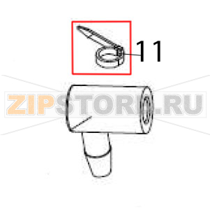 Ties Hurakan HKN-ME717 Ties Hurakan HKN-ME717Запчасть на деталировке под номером: 11
