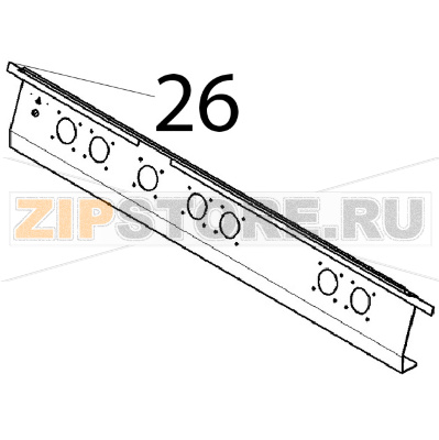 Striscia rossa Angelo Po 2N1FAGF Striscia rossa Angelo Po 2N1FAGFЗапчасть на деталировке под номером: 26