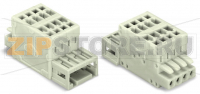 MCS MINI 2-conductor combi strip; 100% защита от неправильного подсоединения; 1,5; Шаг контактов 3,5 мм; 8-пол.; 1,50 mm?; светло-серые Wago 734-368