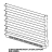 6 Trays 600x400 right lateral support Unox XL 415