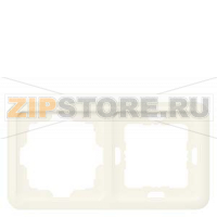 DELTA PROFIL СЕРЕБРЯНЫЙ РАМКА 2-МЕСТНАЯ  ВЫРЕЗАННАЯ 80X80MM Siemens 5TG1763