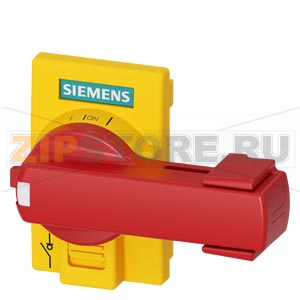 РУКОЯТКА ПРЯМОГО ПРИВОДА ПЛОСКОГО ТИПАDIN43880 ЖЕЛТО-КРАСНЫЙ ДЛЯ ТИПОРАЗМЕРА 1 Siemens 3KD9101-8 