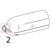 Ring, attachment hub KitchenAid 5K45SSEWH