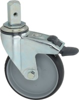SWIVEL WHEEL WITH PIN AND BRAKE